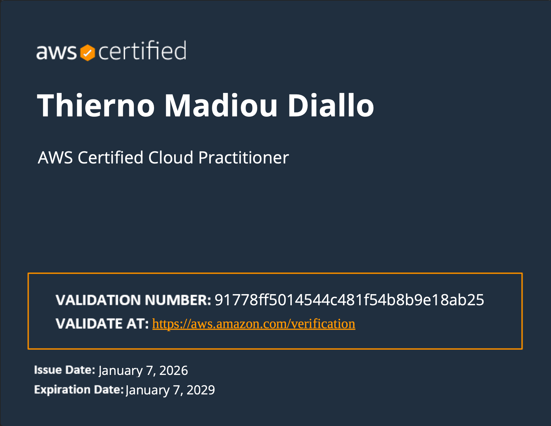 AWS Cloud Practitioner