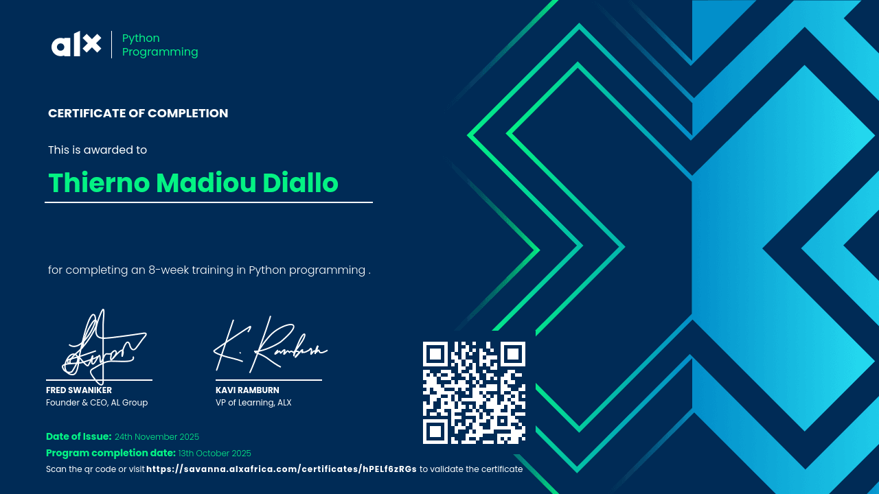 ALX Data Analytics Certificate
