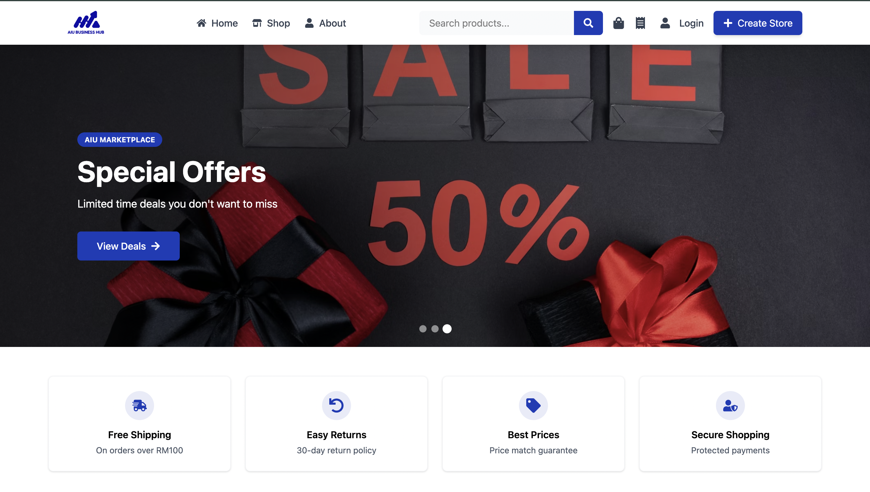 AIU Marketplace, University E-Commerce Platform